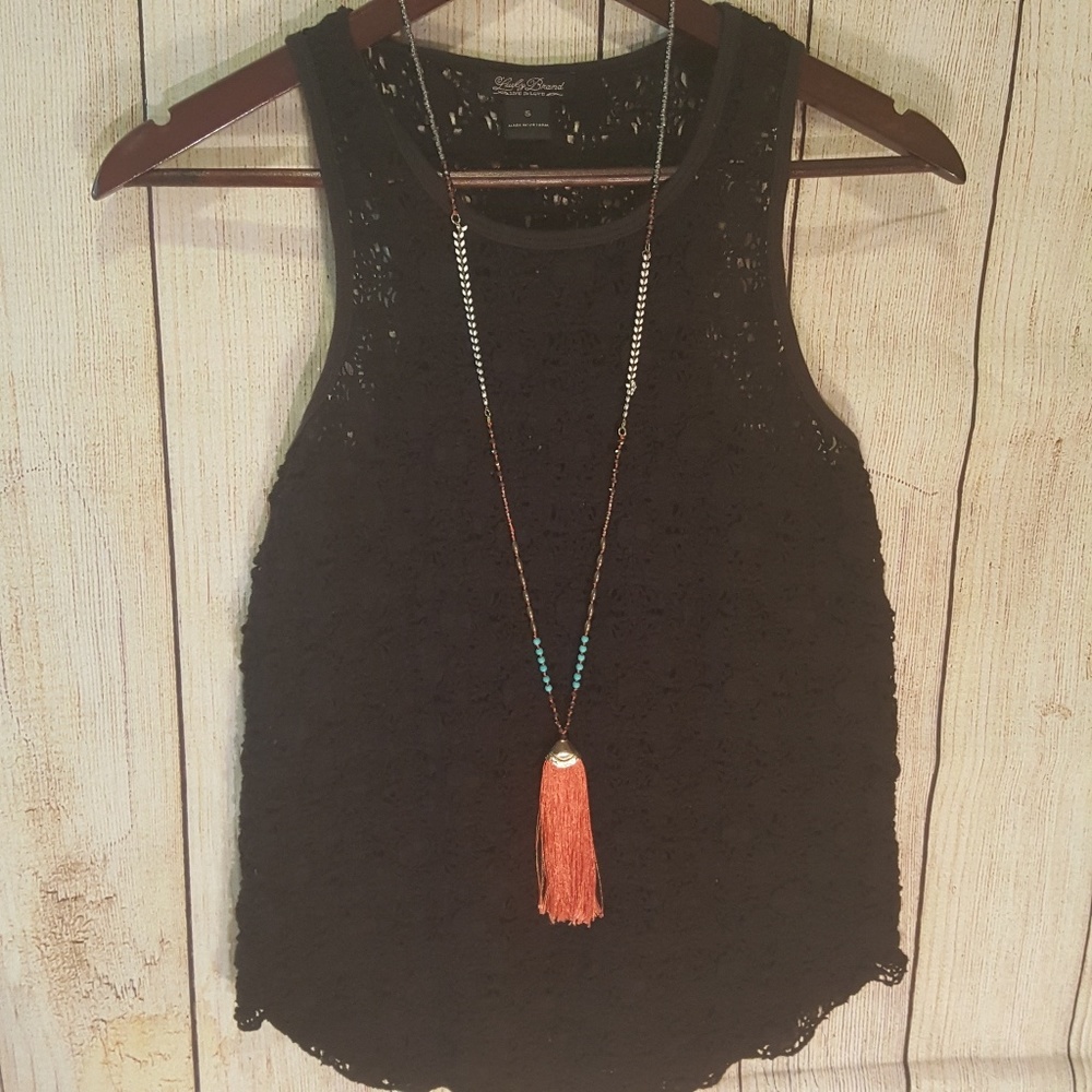 Lucky brand lace shirt